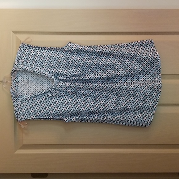 Talbots Tops - Talbots Blue, Green, and Pink Sleeveless Patterned Top, Size M, Worn Twice